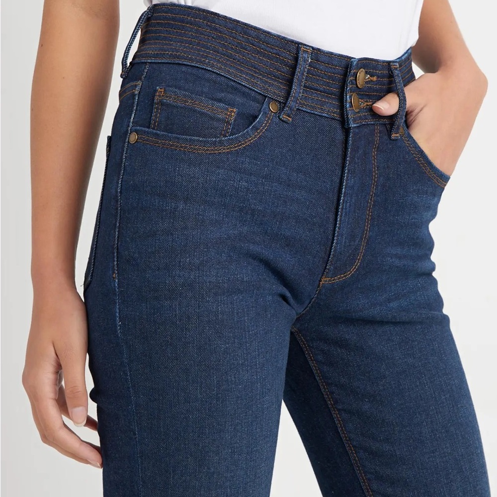Size 4 Karl Lagerfeld Paris Contrast Stitch Jeans